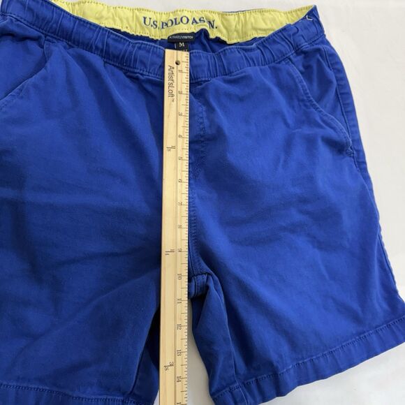 US Polo Assn. Mens Shorts Medium Activate/ Stretch Blue 98% Cotton 2% Spandex - Picture 5 of 8